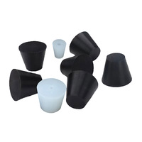 Bouchon d'étanchéité conique en silicone OEM personnalisé non standard avec dureté de 20 à 80 Shore A - Plage de température de -40 à 240°C