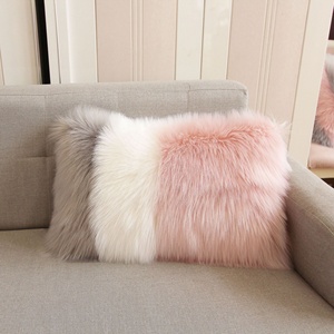 High Quality Lux Popular Cotton Pillow Cases Super Soft &amp; <strong>Fluffy</strong> <strong>Cushion</strong> Covers for Sofa - Product Image 6