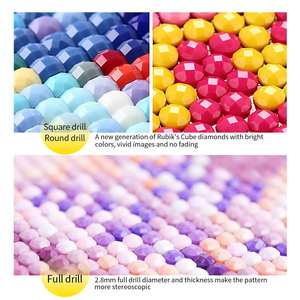 N-DP080 कस्टम डायमंड पेंटिंग थोक 5 डी डी वयस्क पूर्ण ड्रिल कोरियन पशु तेल चित्रकला कढ़ाई कार्टून क्लासिक - Product Image 2