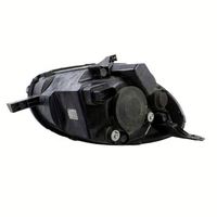 Conjunto de Faros Halógenos H4 de 12 V y 6000 K, Componentes de Lámpara de Ajuste Universal para Chery QQ 2013 J00-4421010 J00-4421020