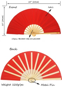 Abanicos de papel de mano con logotipo personalizado promocional al por mayor abanicos de papel normal - Product Image 2