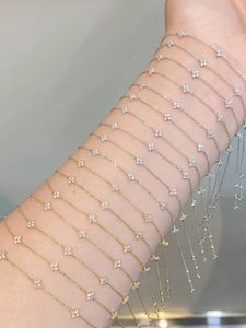 Xinfly 18K Gold and 0.28CT Natural Diamond Bracelet Cute Jewelry With High Luck Factor Delicate and Pretty - Product Image 2