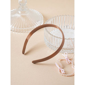 Fascia accessorio capelli castani senza testa - Product Image 1