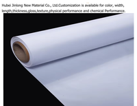 Rouleau de bâche PVC brillant blanc frontlit 10 OZ/13 OZ 340Gsm/440Gsm pour impression numérique, fabriqué en Chine