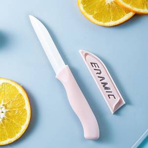 <b>Ceramic</b> Fruit <b>Knife</b> <b>Set</b> 16.5 Cm Pastel Color Kitchen <b>Knife</b> For Fruits And Vegetables - Product Image 4