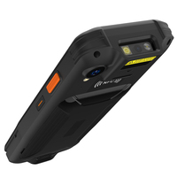 Escáner de Código de Barras PDA de Fábrica Directa con Teclado, Terminal Portátil 4G LTE, 4+64GB, NFC, Android 14 para Logística de Almacén