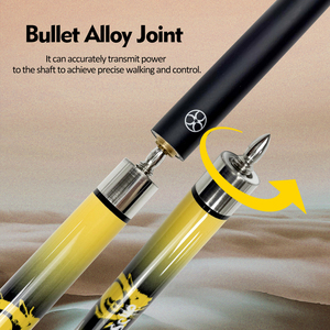 POINOS XP Series Black Technology Fibra <span class=keywords><strong>de</strong></span> carbono Pool Cue Stick Catbon Maple Shaft 13mm Rainbow Tip Bullet Joint Play Billiards - Product Image 5