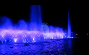Fontaine Davis 100M Grand spectacle de fontaine d'eau de balançoire de musique extérieure