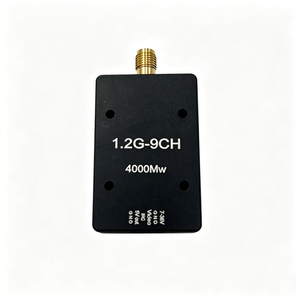 1.2G 9CH 4000MW Long Range Analog VTX Black Plastic FPV Video Transmitter with Cooling Fan and Heat Sink for <b>Drones</b> <b>Accessories</b> - Product Image 6
