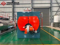 Chaudière à vapeur industrielle automatique série DZS, à gaz ou mazout, avec coffret carré, tube de flamme horizontal, 1-10 tonnes