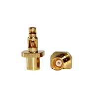 Connecteur coaxial MCX-K1.13 en cuivre à double fenêtre, droit, femelle MCX pour RG1.13, directement de l'usine