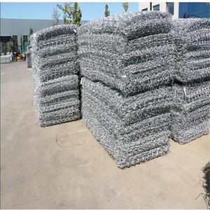 Clôture de mur de limite de gabion galvanisé à chaud de la conception moderne 3x1x1m de 80x100mm pour l'<span class=keywords><strong>immobilier</strong></span> extérieur de construction de berge - Product Image 6