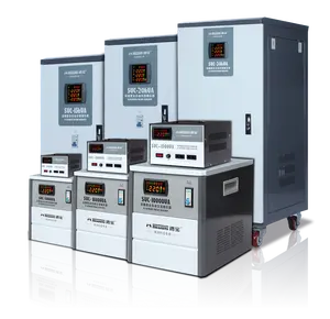 عالية الجودة الجهد منظم ، استقرار ، مجموعة واسعة 120V-260V ، SVC-N300VA يصل إلى 50KVA