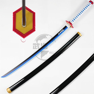 Katana Miniatura de 40.1 Pulgadas con Funda, Arma de Hashira del Agua de <span class=keywords><strong>Kimetsu</strong></span> <span class=keywords><strong>No</strong></span> <span class=keywords><strong>Yaiba</strong></span> para Conveniones y Exhibición - Product Image 2