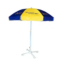 Feamont Payung Tenda Pantai Iklan Promosi Luar Ruangan Cetak Logo Khusus