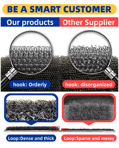 Mudah aplikasi kekuatan industri perekat kait pita <span class=keywords><strong>Loop</strong></span> lingkungan aman kendaraan plat nomor pita pemasangan - Product Image 4