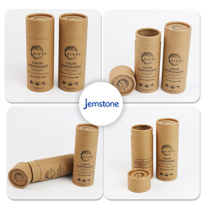 Contenedor de tubo de papel cilíndrico de impresión personalizada al por mayor de fábrica física para embalaje - Product Image 6