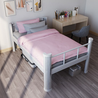 Xingyuan Vente en gros Taille personnalisée Lit en acier et fer pour adultes et enfants Home School Hostel Chambre à coucher Lit simple en métal