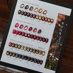Gel UV pour ongles œil de chat ambre, 24 couleurs, très vendu, 15 ml, flacon, usage professionnel DIY - Product Image 2