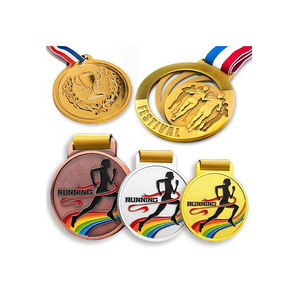 QIUYAN CULTURE Bicicleta 3D personalizada para bicicleta Ciclismo Medallas Pistola Negro Plata <span class=keywords><strong>Esmalte</strong></span> suave con impresión UV y técnica de chapado - Product Image 6