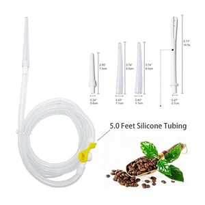 NZMAN Kit de <span class=keywords><strong>lavement</strong></span> le plus vendu, sac de <span class=keywords><strong>lavement</strong></span> de 2L, tuyau en silicone de 5,0 pieds de long, 5 embouts réutilisables multi-tailles pour les lavements de nettoyage détox <span class=keywords><strong>du</strong></span> côlon - Product Image 2
