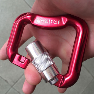 Mosquetón de Doble Bloqueo Air Xtreme 20KN de Aleación de Aluminio con Cierre de Seguridad para Escalada, Parapente y Uso en Exteriores - Product Image 2