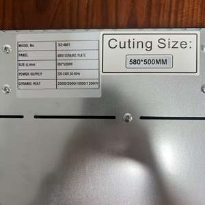 陶瓷轮毂炉灶面内置2/4/5/6燃烧器黑色触摸控制炉灶9功率级，过热保护220 50/60 - Product Image 5