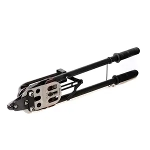 Hog ring manual plier C-50 for bag closure and gabion net