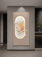 Nouveauté de novembre : Tableau mural rectangulaire en résine, style moderne et épuré, luxe discret, pour couloir, allée et salle à manger.