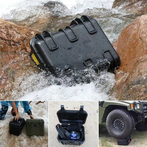 DF OEM ODM Vente en gros Étui de protection pour équipement photo en plastique rigide, étanche et antichoc, grand format, avec roulettes et mousse prédécoupée - Product Image 4