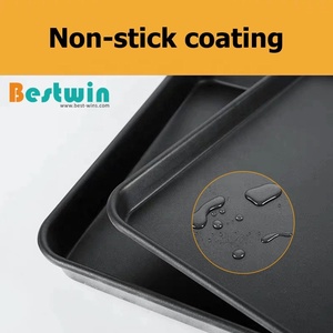 Plaque de cuisson en aluminium antiadhésive perforée pour baguette, viande, pain, 16''x24'' - Product Image 6