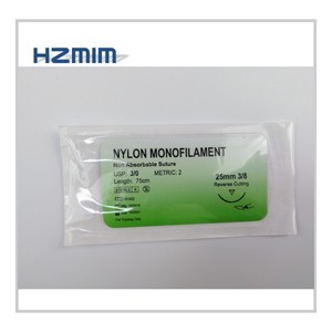 Khâu chủ đề phẫu thuật khâu kim nylon chủ đề - Product Image 3