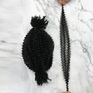 twist hair extensions afro kinky curly bulk human hair for locs crochet hairstyle