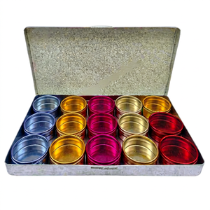 SUNTOOLS/STIPL 718B-C Kit de test de bijoux en plastique avec poids pour balances à or, boîte en aluminium, mesure de la pureté des métaux, 15 pièces, 36 mm - Product Image 1