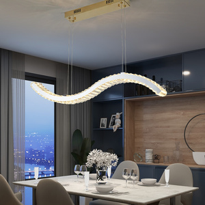 Contemporanea in acciaio inox 150cm lampada a sospensione a LED per la casa <span class=keywords><strong>soggiorno</strong></span> Bar lampadario - Product Image 1