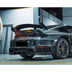 Ensemble de pare-chocs arrière en Fiber de carbone sec de Style TopCa pour <span class=keywords><strong>Porsche</strong></span> <span class=keywords><strong>911</strong></span> 992 <span class=keywords><strong>Carrera</strong></span> <span class=keywords><strong>S</strong></span> Bodykit - Product Image 2