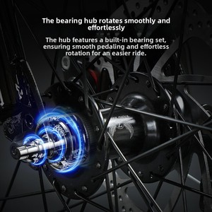 Vélo de montagne à suspension souple de style <span class=keywords><strong>Champion</strong></span>, pour adultes, hommes, femmes, jeunes, avec suspension avant et arrière - Product Image 5