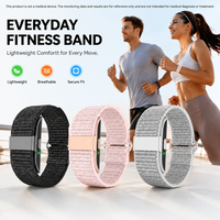 Bildschirmloses Smartes Gesundheitsarmband Fitness-Tracker-Uhren KI-Tragbare Geräte Stressüberwachung Schrittzähler Kalorienzähler für Männer
