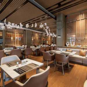 Muebles de Alta Gama para Hoteles de 5 Estrellas, Mesa y Sillas de Acero Inoxidable, Solución Integral para Hoteles, Resorts y Restaurantes Modernos - Product Image 2