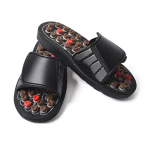 Masaje de acupresión zapatillas terapéuticas reflexología sandalias pie acupuntura masaje Shiatsu arco dolor