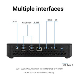 Mini computadora de alto rendimiento <span class=keywords><strong>AMD</strong></span> <span class=keywords><strong>Ryzen</strong></span> R3 R5 R7 5800H DDR4 8 núcleos 16 hilos con ventilador de refrigeración para Mini Pc de juegos - Product Image 4
