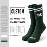 Chaussettes de sport en coton premium, douces, rembourrées, à séchage rapide, pour hommes et femmes, course à pied, gym, chaussettes personnalisées de marque