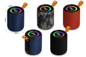 GU-195 mới di động không dây màu xanh-răng vải không thấm nước Loa RGB LED ánh sáng woofer BT hoạt động HIFI âm nhạc stereo bass loa - Product Image 6