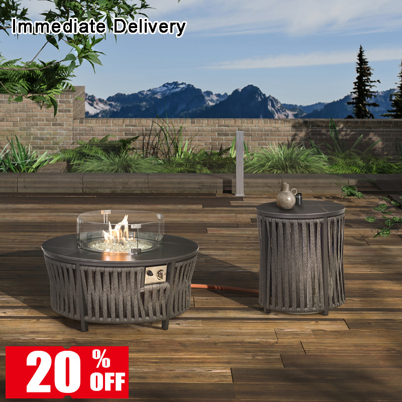 Coffe table with fire pit (Cole)