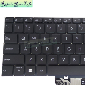 คีย์บอร์ดเรืองแสงของ US สำหรับ <span class=keywords><strong>Asus</strong></span> Pro 14 M3400 X3400 K3400 Pro X7400 N7400โอแอลอีดี K6400 M7400แป้นพิมพ์ K3401 <span class=keywords><strong>M3401</strong></span> M6400สีดำใหม่ - Product Image 3