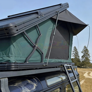 Carpa de Techo Rígida para Acampar al Aire Libre, de Tela Oxford, Impermeable, para 4 Estaciones, con Apertura Automática - Product Image 2