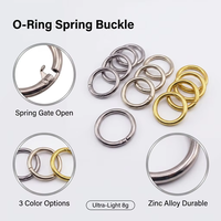 Aksesori Tas Ringan Klasik Berkualitas Tinggi dengan Gesper Pegas O-Ring Logam 25mm