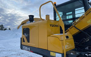 Miễn phí vận chuyển yuchai <span class=keywords><strong>8</strong></span> tấn bánh xích máy xúc YC80-9 thủy lực Máy xúc với 0.26m3 xô Công suất - Product Image 3