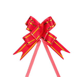 Pita PP pita tarik hadiah Floral Dekorasi pernikahan Natal pita foil pull up busur untuk pembungkus Hadiah - Product Image 5