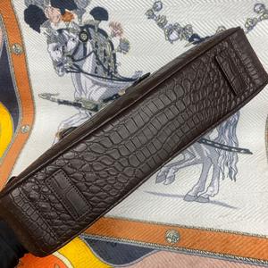 กระเป๋าเอกสารหนังจระเข้แท้คุณภาพสูง งานแฮนด์เมด ดีไซน์หรูหรา และกระเป๋าธุรกิจสำหรับผู้ชาย - Product Image 3